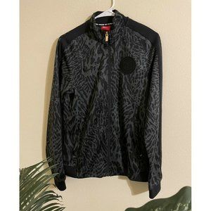 *SOLD* Nike Futbol Club Sz S - Leopard All Over Print Track/Soccer Warmup Jacket